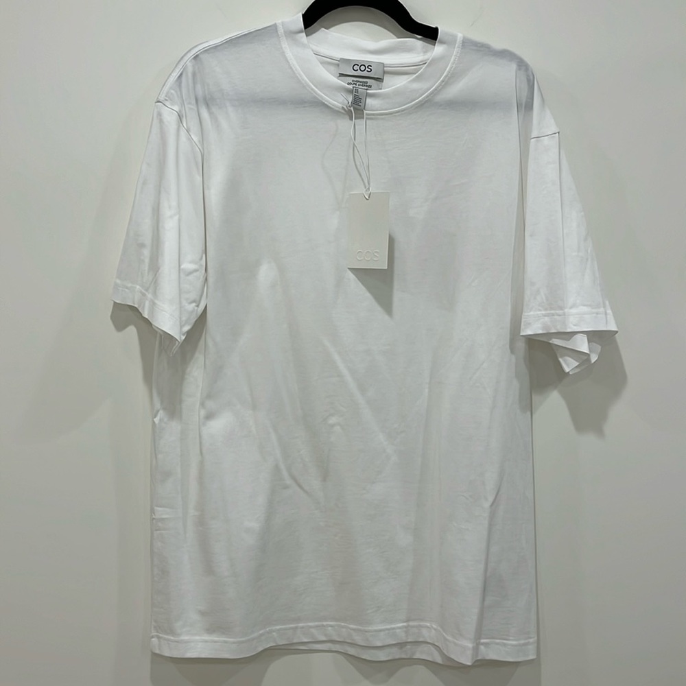 COS oversized white tee t-shirt